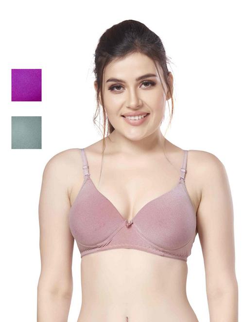 solid t-shirt bra combo - 20240231 - Very Small Image - 1