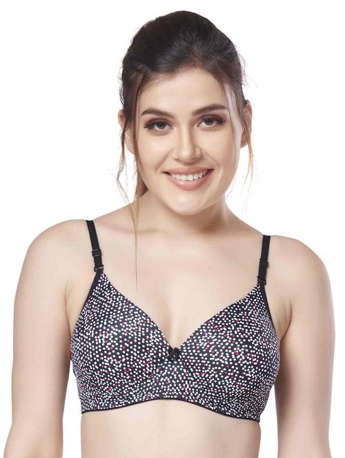 black printed t-shirt bra - 20240250 - Very Small Image - 1