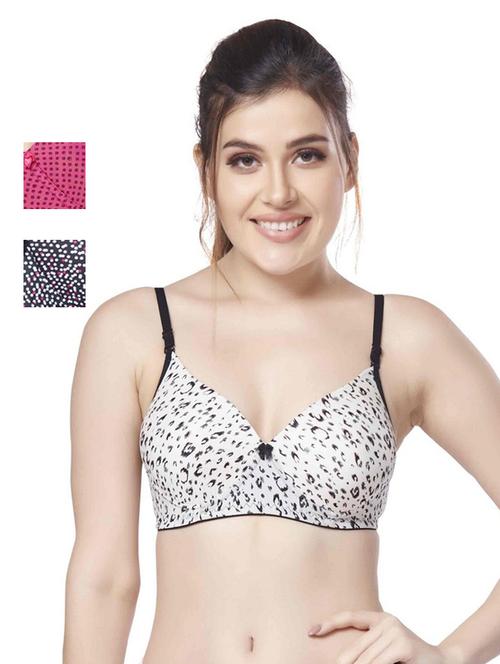  printed t-shirt bra combo - 20240259 - Very Small Image - 1