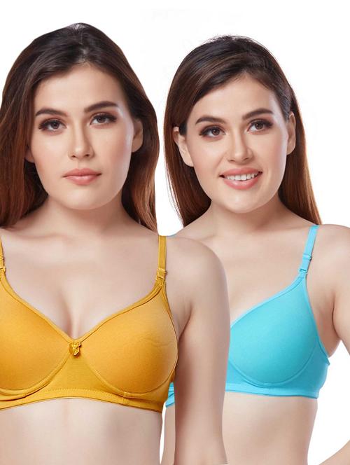 women solid bra combo - 20240307 - Very Small Image - 1