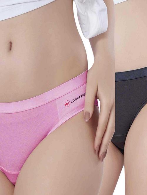 pack of 2 lycra bikini panties - 20241750 - Very Small Image - 1