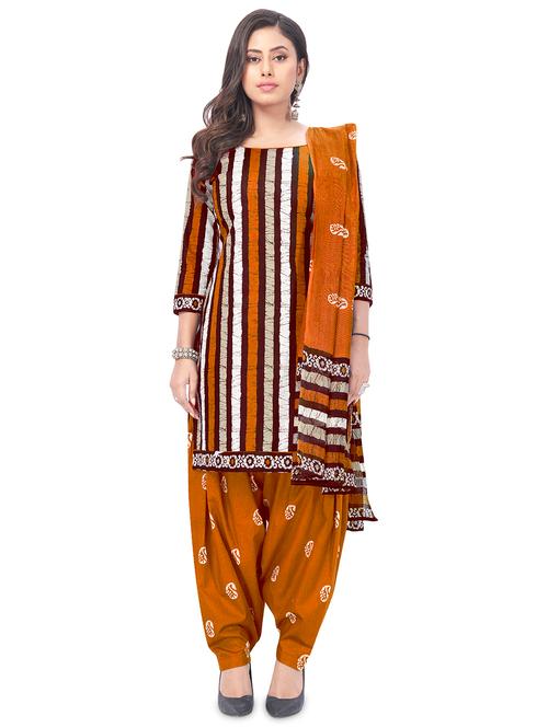 batik unstitched suit set - 20243632 - Very Small Image - 1