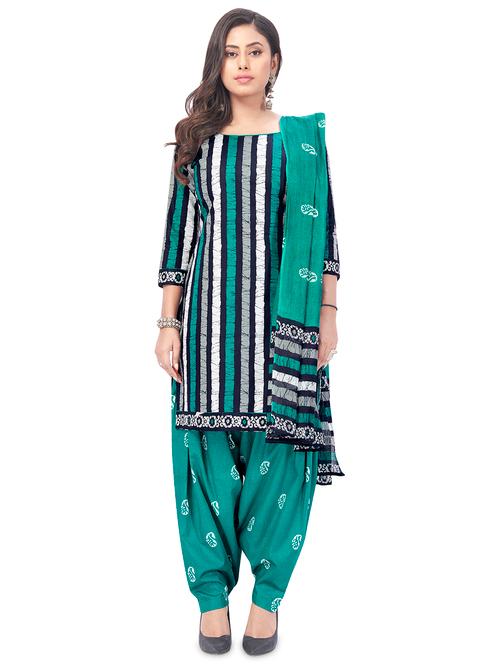 multi color stripes unstitched suits - 20243633 - Very Small Image - 1