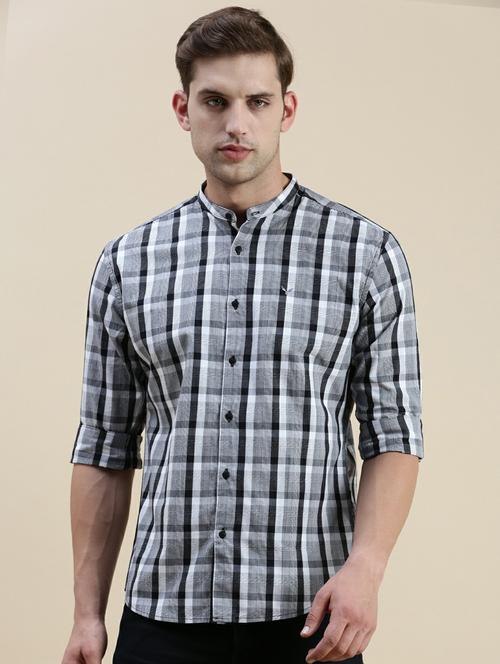 Mens Checks Casual Shirt - 20245625 - Very Small Image - 1