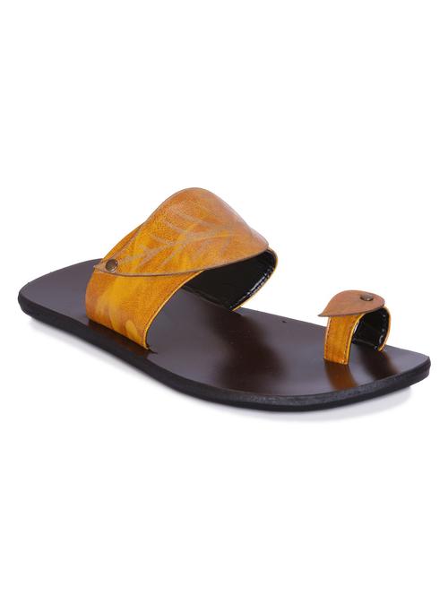 men tan slip on casual sandal - 20246714 - Very Small Image - 1