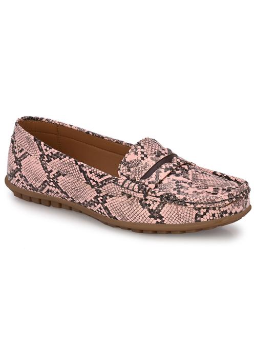 women pink animal print slip on loafer - 20247000 - Very Small Image - 1