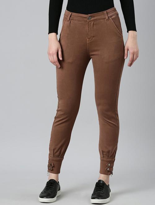 women's plain jogger fit jeans - 20249581 - Very Small Image - 1