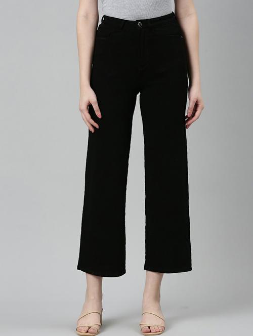 women's plain straight fit jeans - 20249658 - Very Small Image - 1