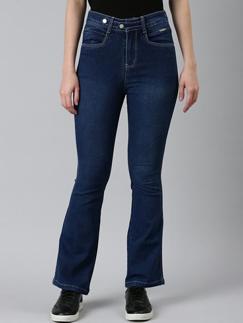 women's plain bootcut jeans - 20249696 - Very Small Image - 1