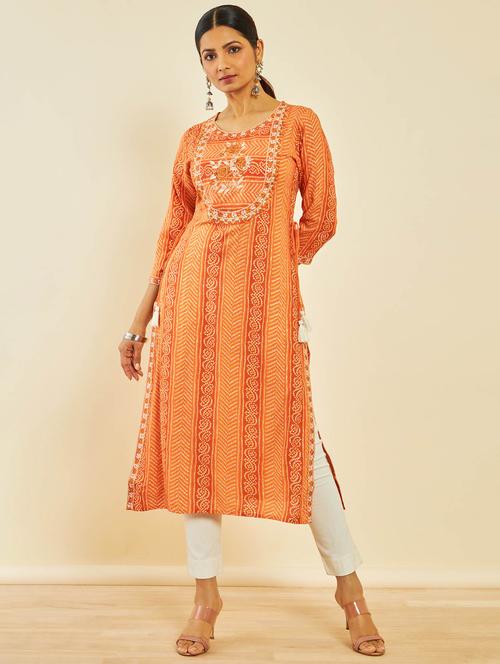 women's straight kurta - 20252876 - Very Small Image - 1