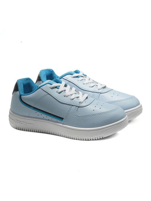 women solid light blue lace-up sneaker - 20256615 - Very Small Image - 1
