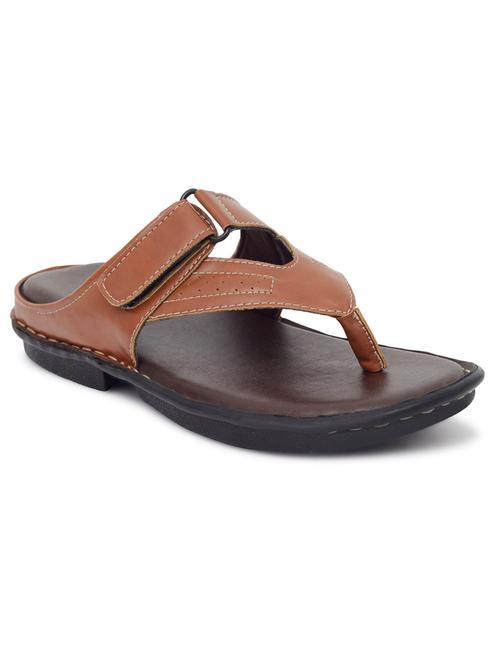 men tan slip on sandal - 20261297 - Very Small Image - 1