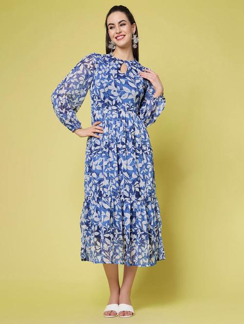 women's tiered dress floral dress - 20262024 - Very Small Image - 1