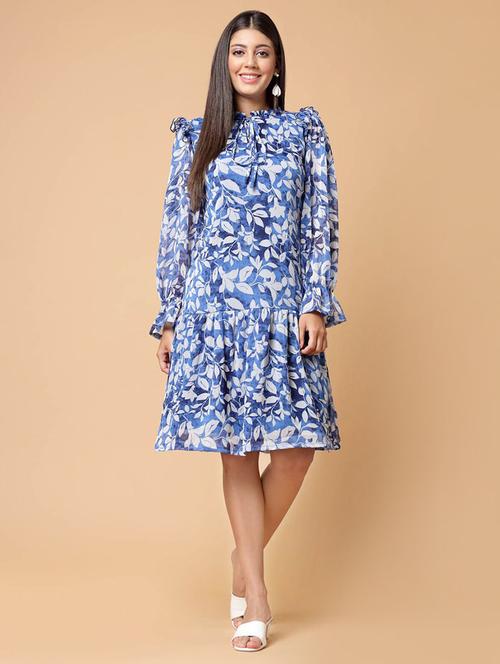 women's tiered dress tropical dress - 20262055 - Very Small Image - 1