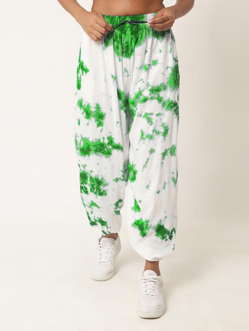 women tie & dyes flat front jogger - 20264971 - Very Small Image - 1