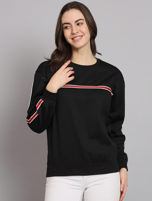 women's striped sweatshirt - 20266622 - Very Small Image - 1