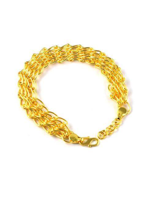 gold metal bracelet - 20271617 - Very Small Image - 1