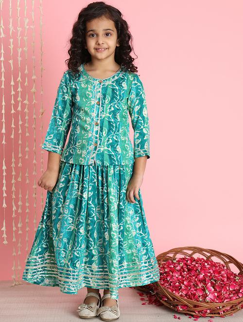 printed lehenga choli with gotta work - 20272017 - Very Small Image - 1