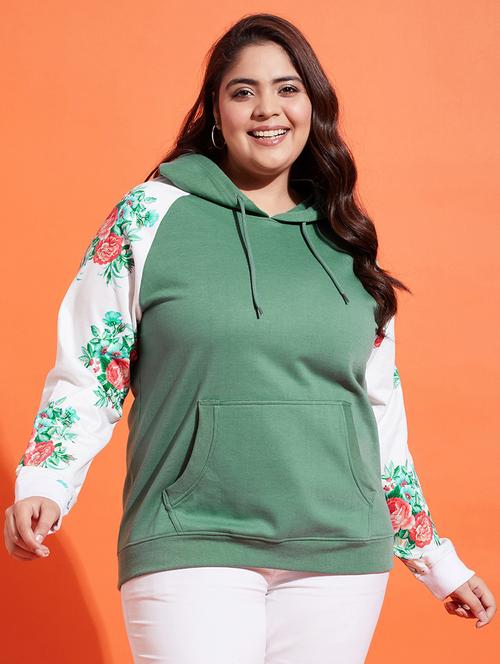 women's color block sweatshirt - 20272192 - Very Small Image - 1