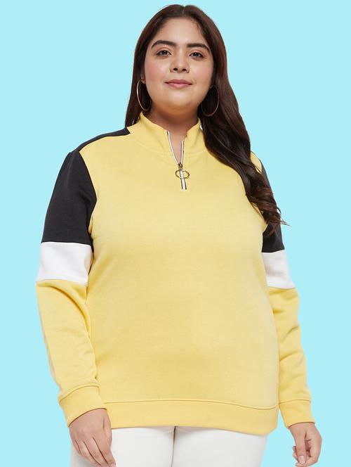 women's color block sweatshirt - 20272203 - Very Small Image - 1