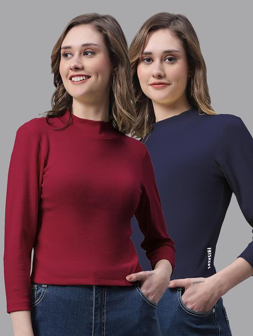 women's tops combo - 20272268 - Very Small Image - 1