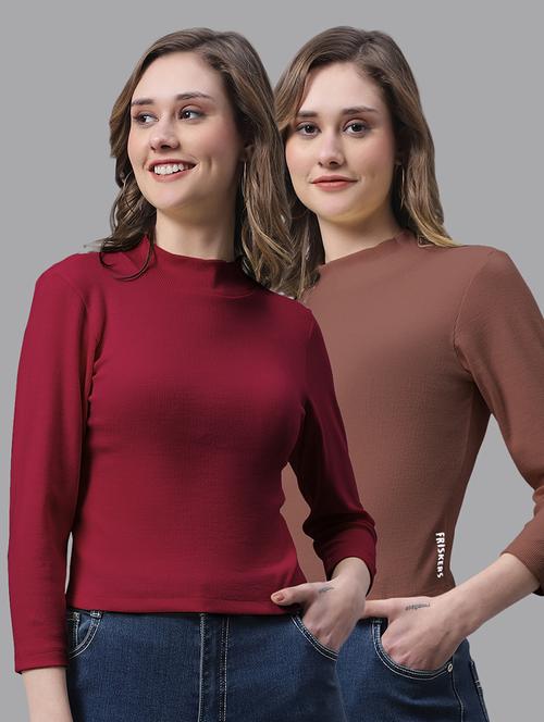 women's tops combo - 20272269 - Very Small Image - 1