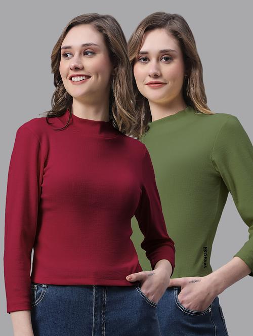 women's tops combo - 20272274 - Very Small Image - 1