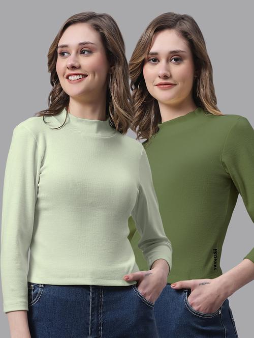women's tops combo - 20272302 - Very Small Image - 1