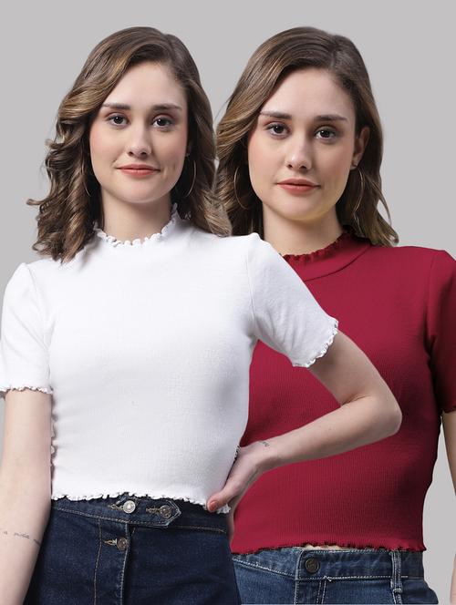 women's tops combo - 20272319 - Very Small Image - 1