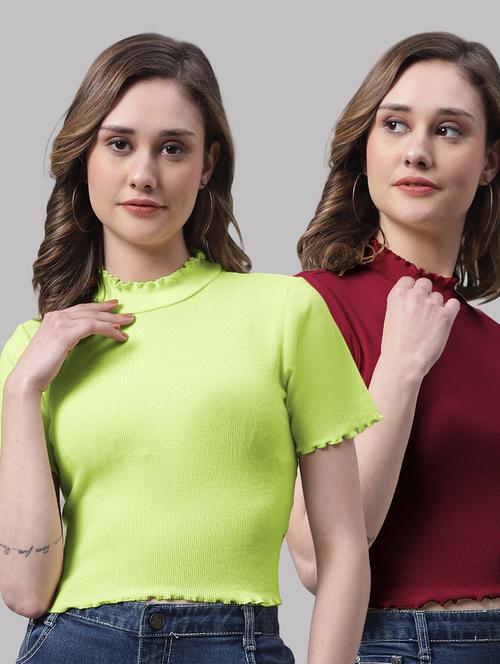 women's tops combo - 20272349 - Very Small Image - 1