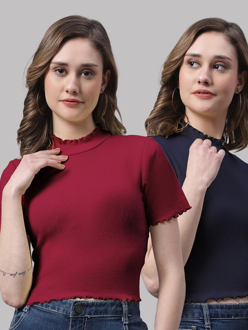 women's tops combo - 20272359 - Very Small Image - 1