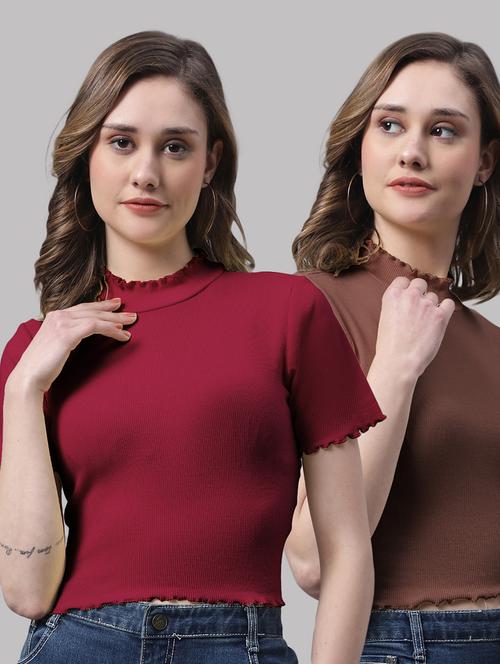 women's tops combo - 20272360 - Very Small Image - 1