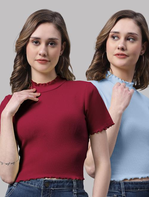 women's tops combo - 20272361 - Very Small Image - 1