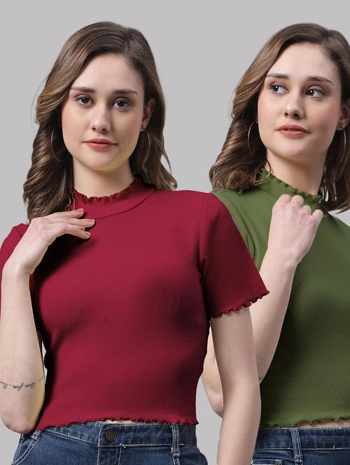 women's tops combo - 20272365 - Very Small Image - 1