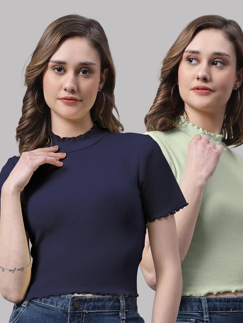 women's tops combo - 20272377 - Very Small Image - 1