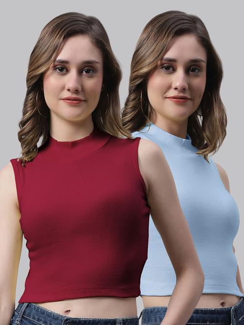 women's tops combo - 20272452 - Very Small Image - 1