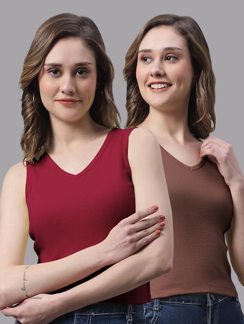 women's tops combo - 20272548 - Very Small Image - 1