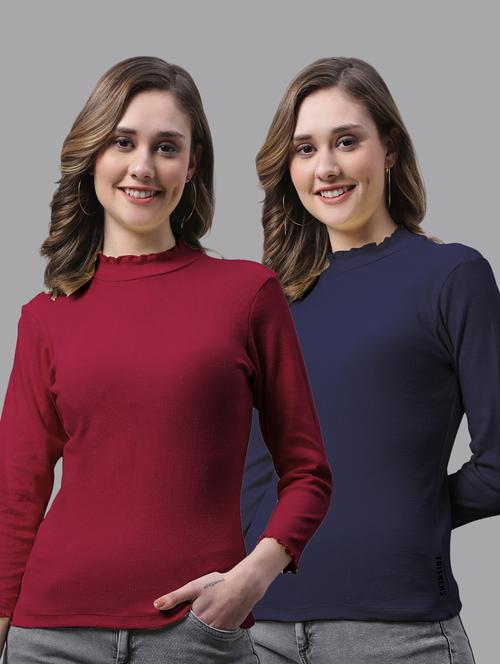 women's tops combo - 20272638 - Very Small Image - 1