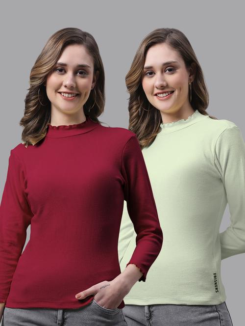 women's tops combo - 20272643 - Very Small Image - 1