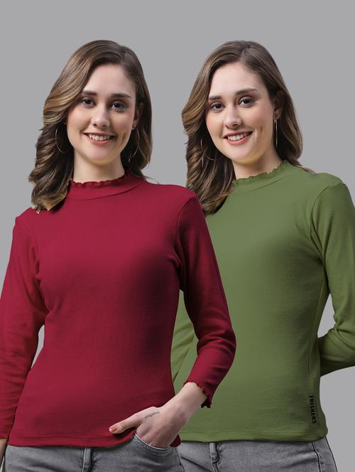 women's tops combo - 20272644 - Very Small Image - 1