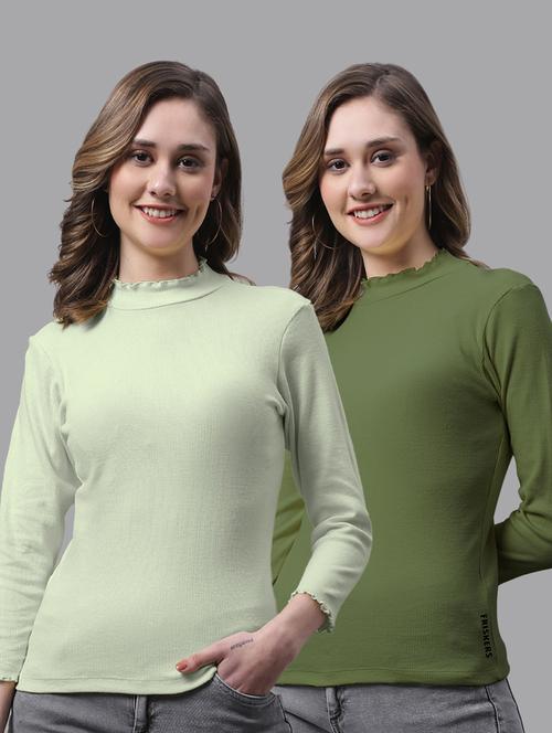 women's tops combo - 20272672 - Very Small Image - 1