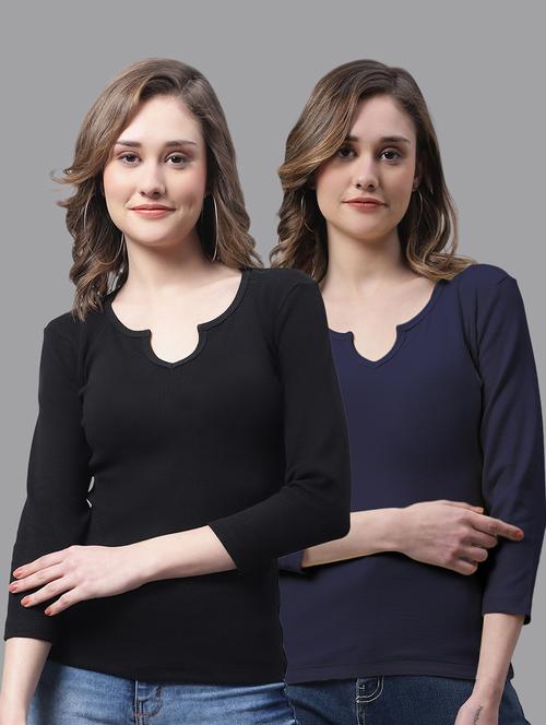 women's tops combo - 20272781 - Very Small Image - 1