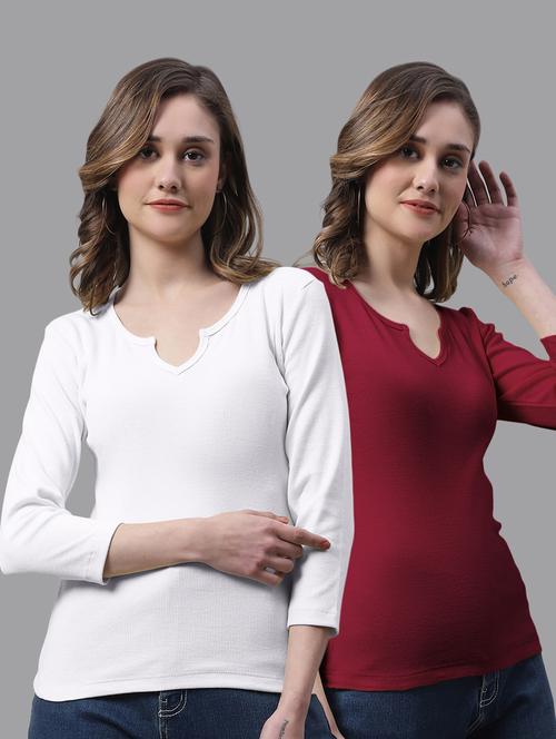 women's tops combo - 20272791 - Very Small Image - 1