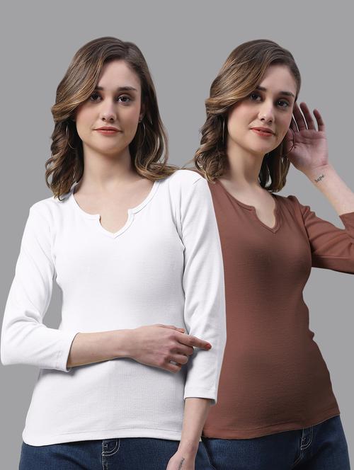 women's tops combo - 20272794 - Very Small Image - 1