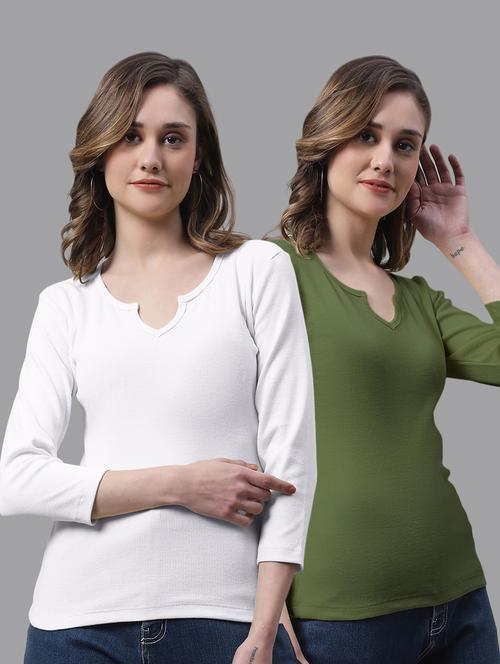 women's tops combo - 20272799 - Very Small Image - 1