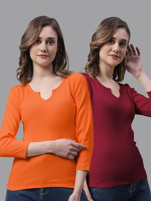 women's tops combo - 20272812 - Very Small Image - 1