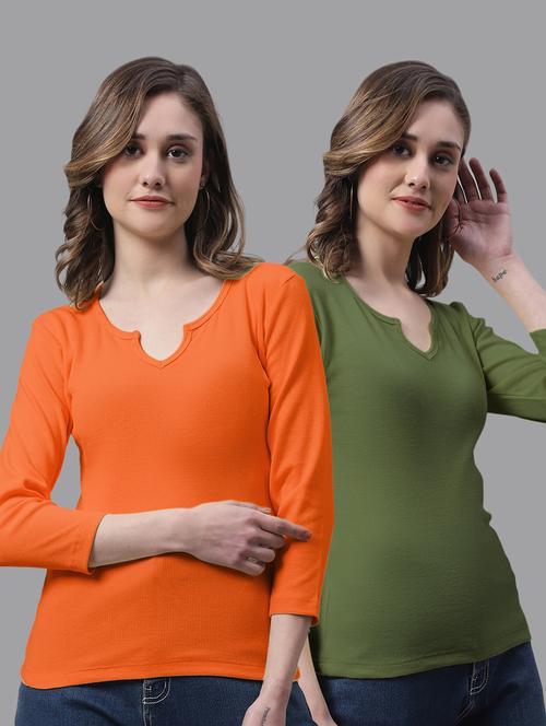 women's tops combo - 20272820 - Very Small Image - 1