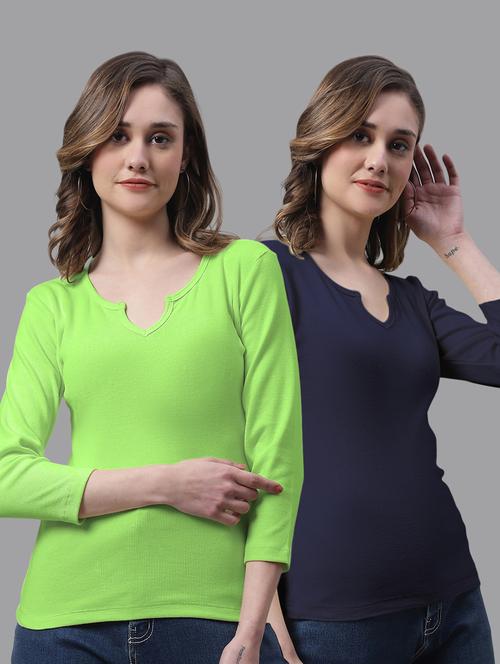 women's tops combo - 20272823 - Very Small Image - 1