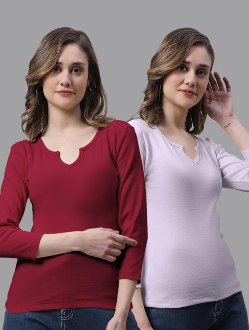 women's tops combo - 20272830 - Very Small Image - 1