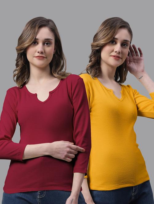 women's tops combo - 20272834 - Very Small Image - 1
